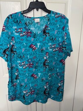 Dr. Seuss Scrub Top